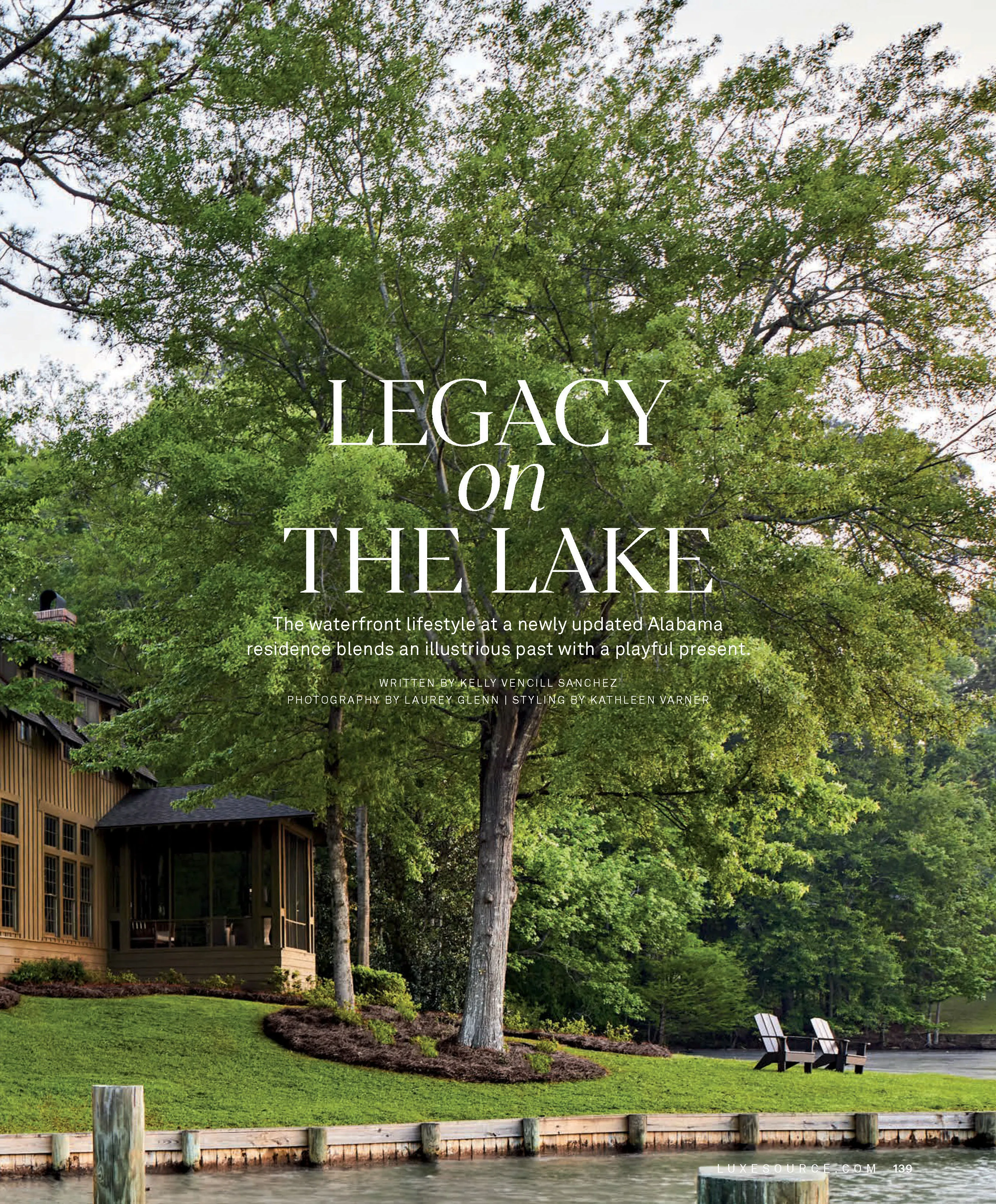 "Legacy on the Lake"